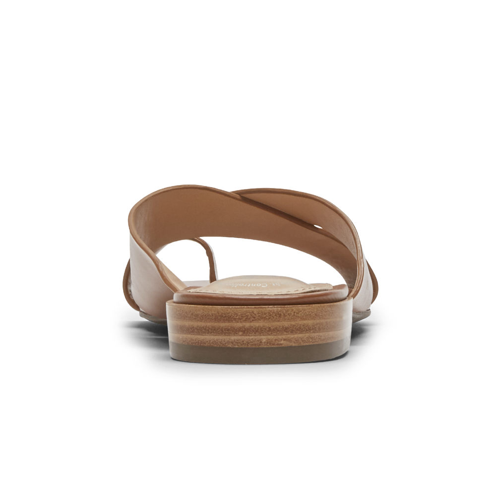 Tangas Rockport Mulher Marrom - Total Motion Zosia Toe - 43596JZCR